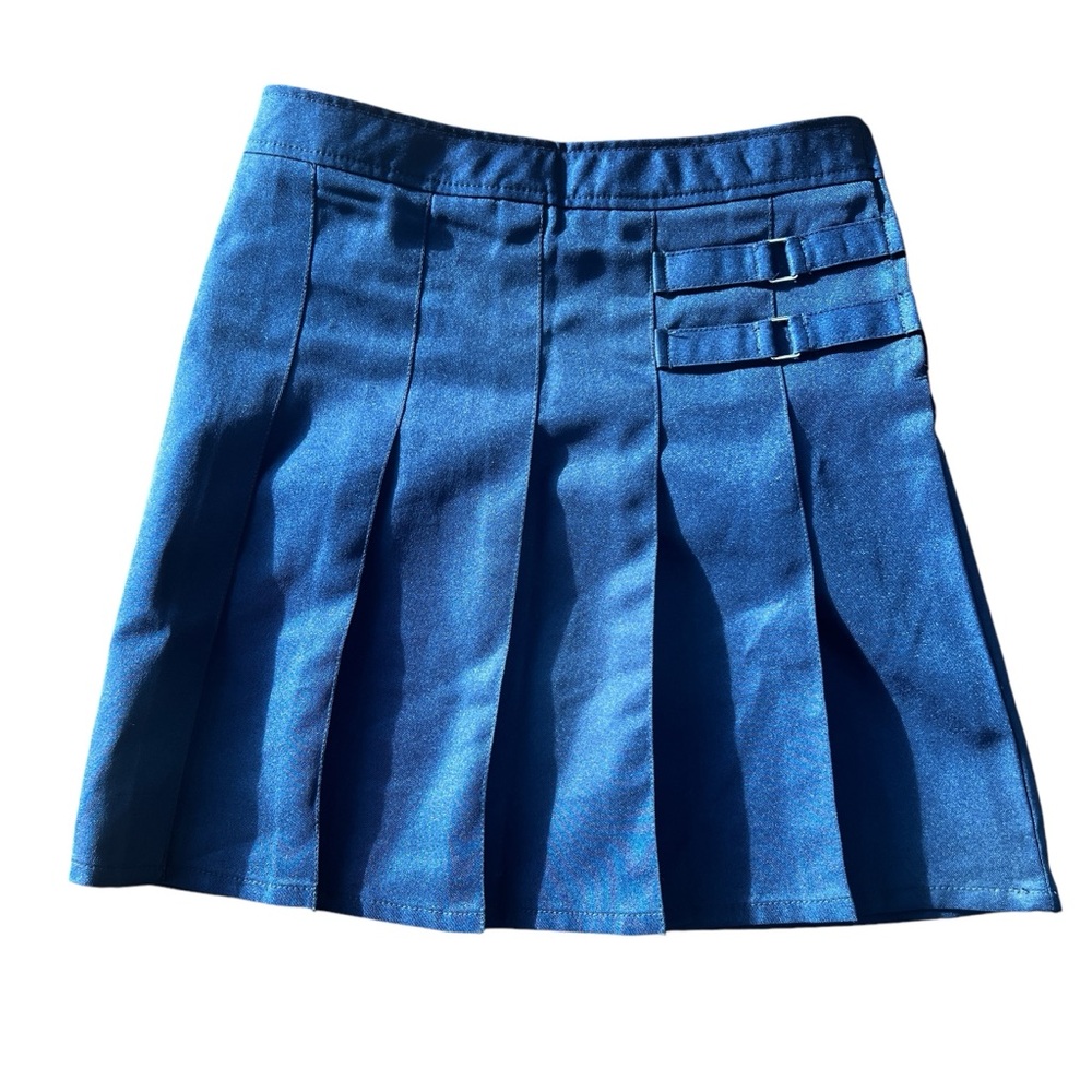 French Toast Girls Navy Pleated Skort.